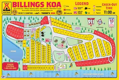 Koa billings montana - Billings KOA Holiday 547 Garden Avenue Billings , MT 59101 1-800-562-8546 1-800-562-8546 Cancellation Guideline